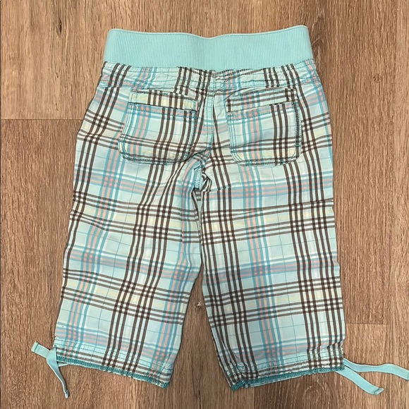 SO Blue Plaid Shorts Casual Bottoms - Picture 3 of 3
